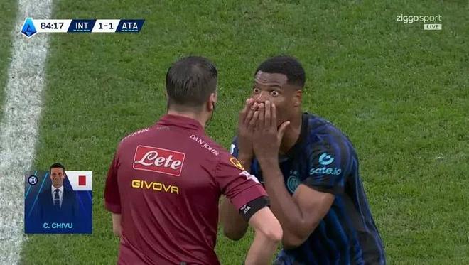 国米主场遭争议判罚1-1平亚特兰大 争冠悬念被操